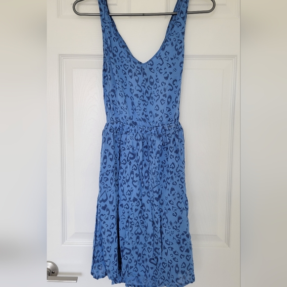 Blue  Summer Dress Size 4 - Picture 1 of 5